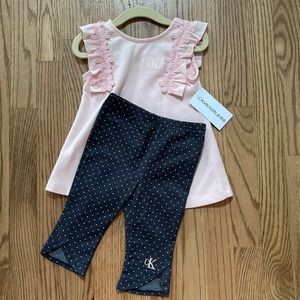 NWT Calvin Klein Dress/Pant Set